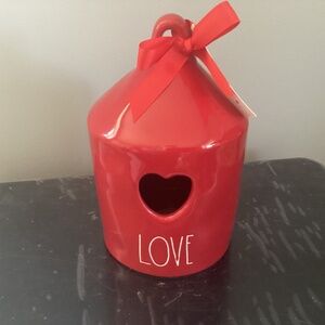 Rae Dunn love birdhouse